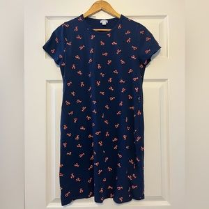 J Crew Tshirt lobster dress